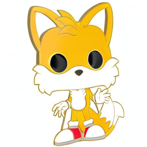 Funko Pop! Pin: Sonic The Hedgehog - Super Tails - Image 4